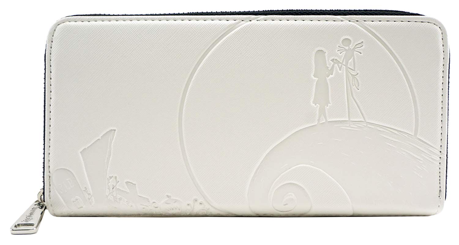 Loungefly x Nightmare Befor Christmas Debossed Wallet, Cream, One Size