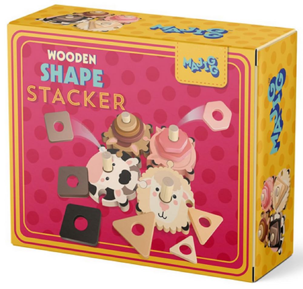 Wooden Shape Stacker