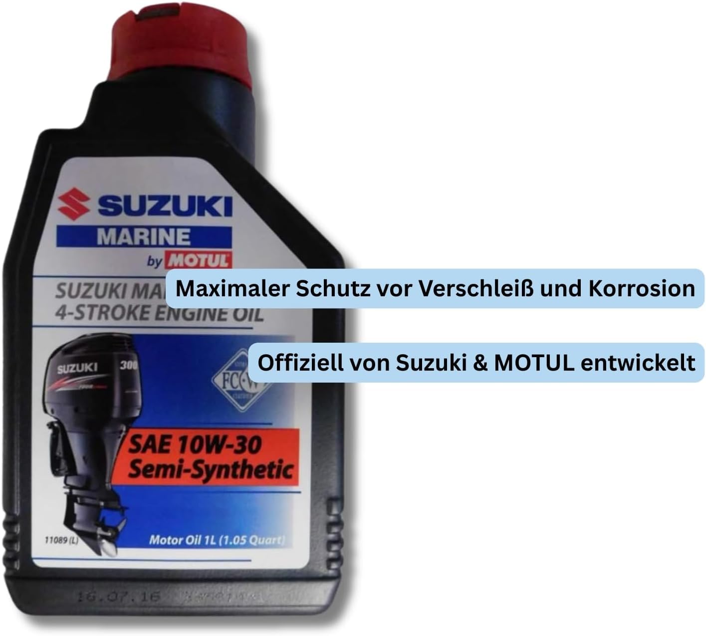 Suzuki MARINE Motoröl 10W-30 LT. 1 x für Suzuki Außenbordmotoren