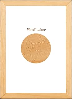 Natural Ayous Wood Picture Frame, Gallery Quality Wall Frame, Picture Frame, Photo Frame, Puzzle Frame, 5x7, 8x10, 11x14, 20x30, A1, A2, A3 ((A2) 17 x 23 in)