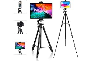 53 inch Tripod for iPad Pro 11 inch, Tablet Tripod Stand, Lightweight...