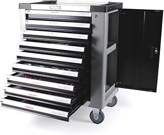 Mephisto XXL Premium Werkzeugwagen Werkstattwagen mit 9 Schubladen ohne Werkzeug Inhalt