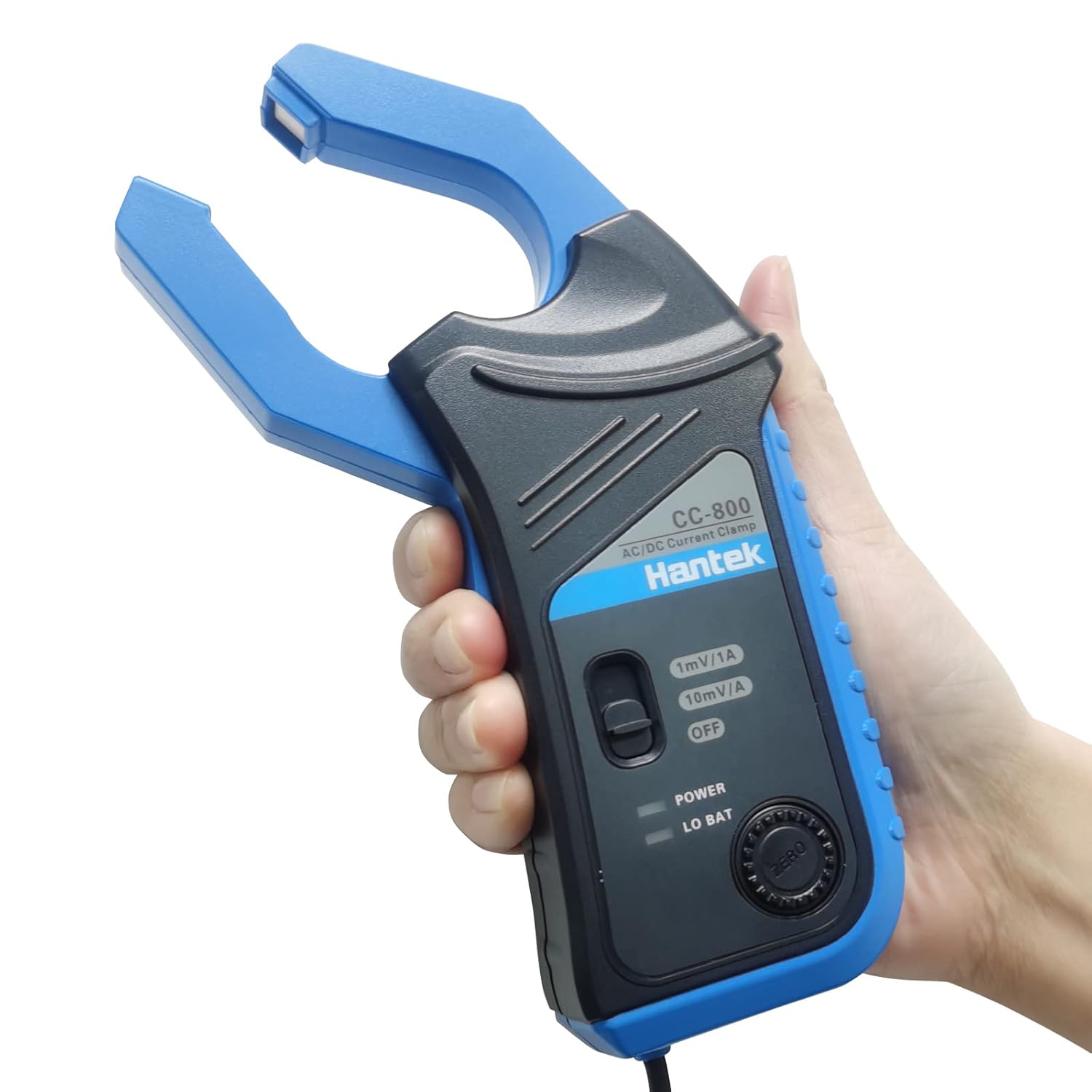 CC-800 AC/DC Current Clamp, 5kHz Bandwidth, 800A Clamp Meter for Oscilloscope with BNC/Banana Type Connector