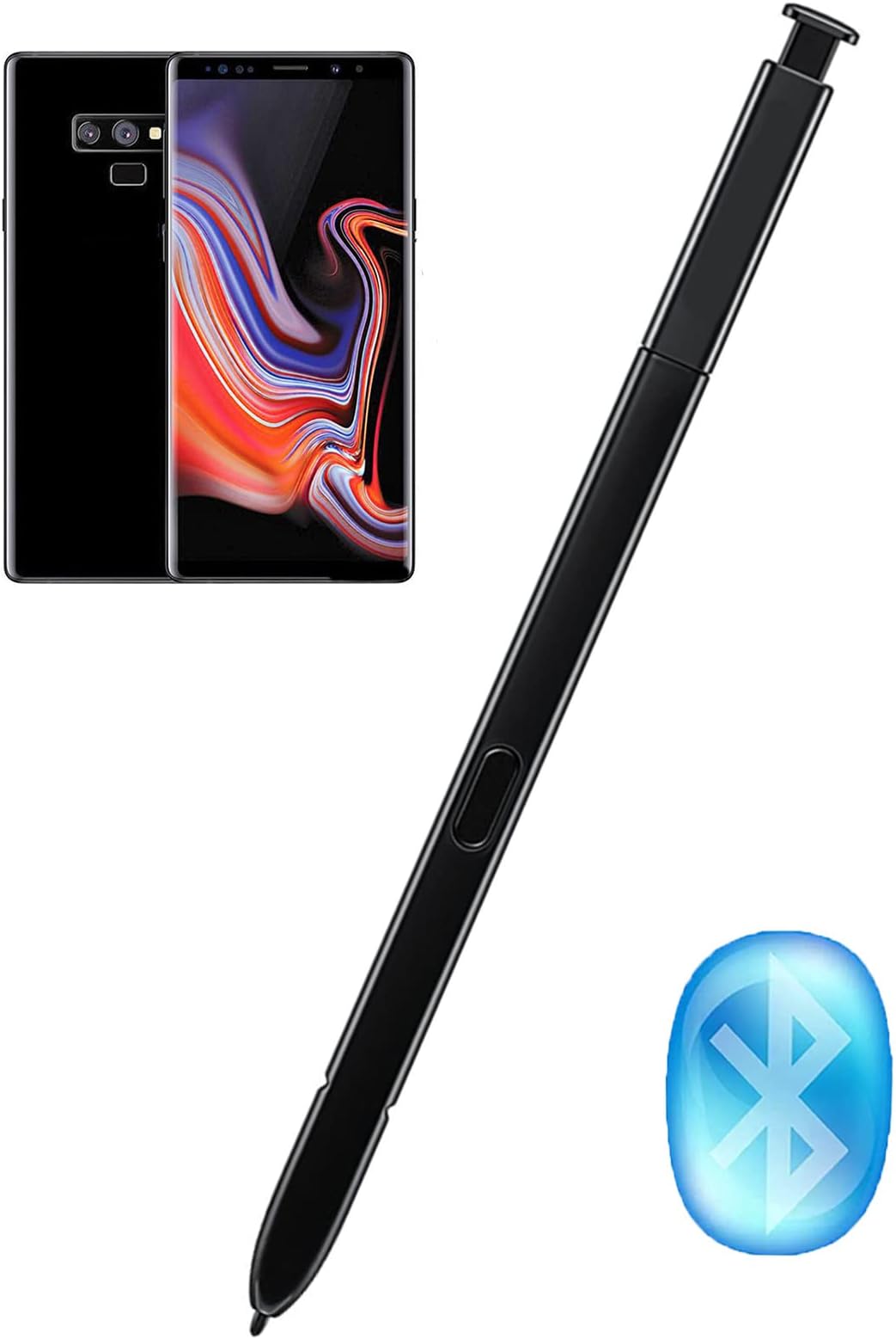 Galaxy Note 9 Stylus Pen withBluetooth Function Note 9 Stylus Replacement for Samsung Galaxy Note 9 N960 All Versions S Pen (Midnight Black)
