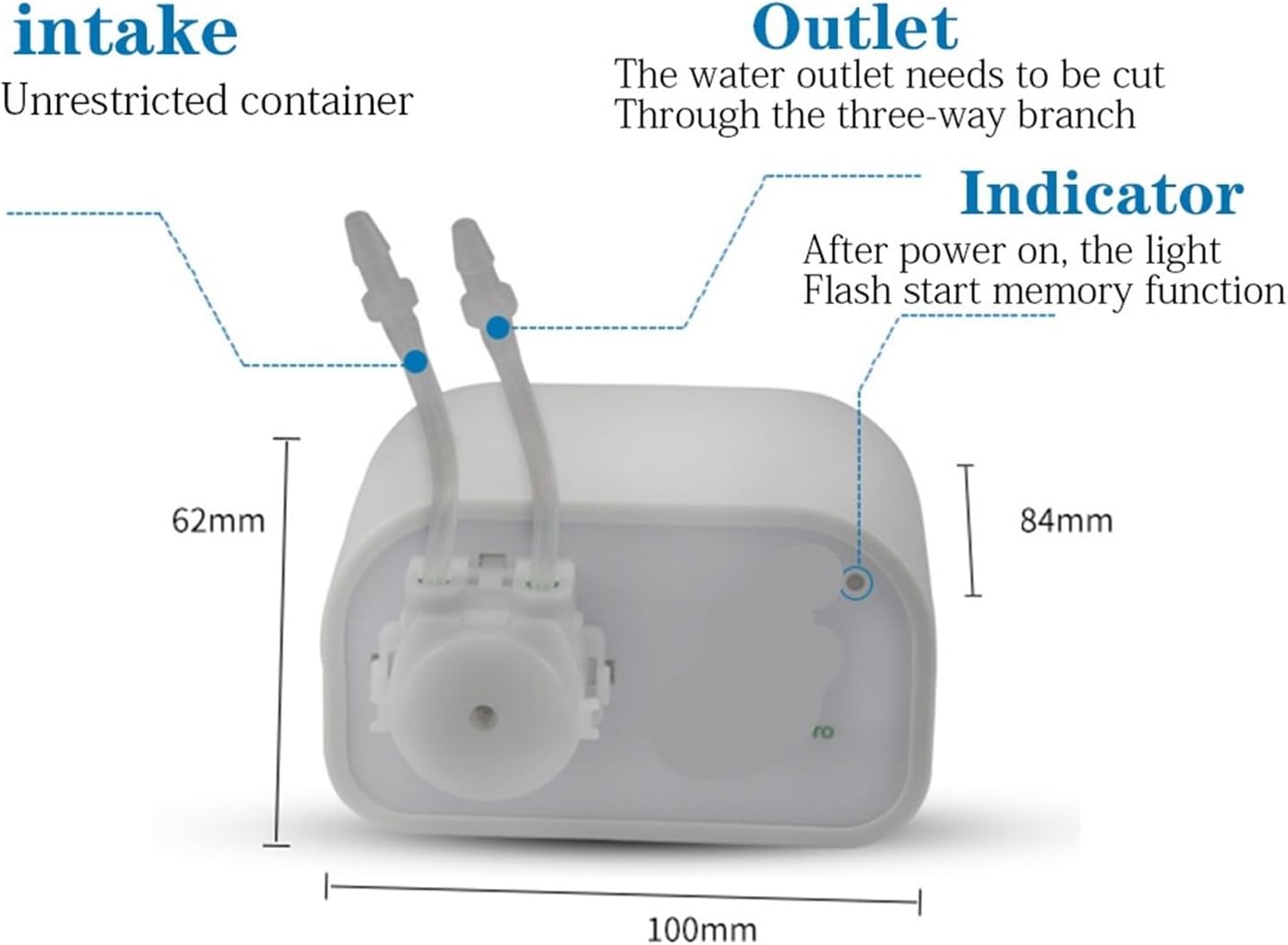 Automatic watering device gardening drip irrigation mobile phone controlled peristaltic pump home garden