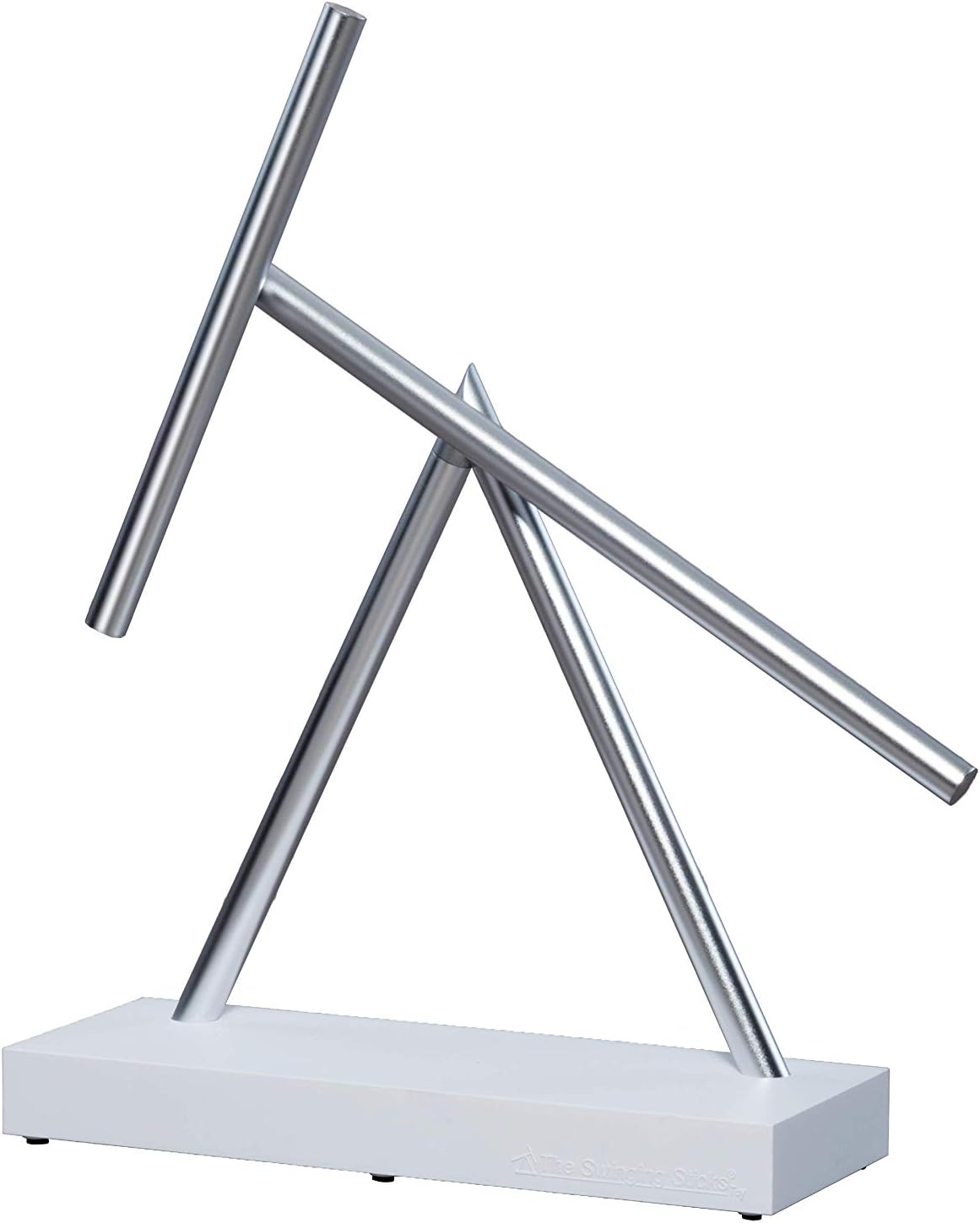 Basic | Matt White | Timeless kinetic sculpture with hypnotic movement - perfect as an elegant design object for the living room, reception, office or as a stylish gift