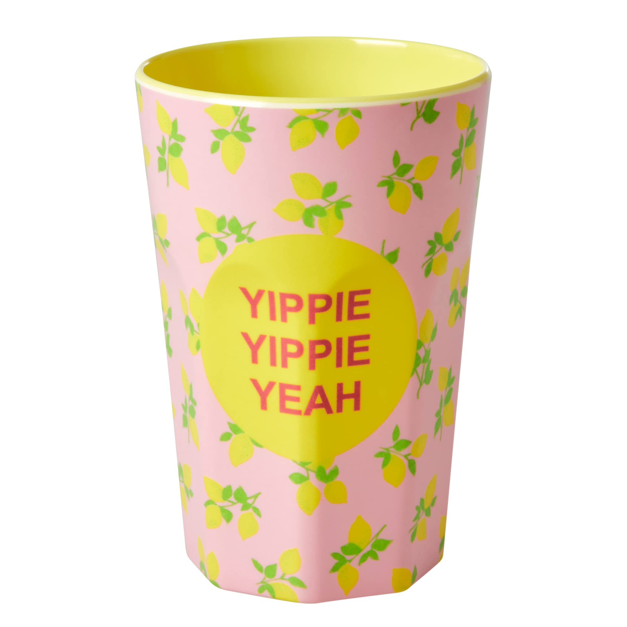 RICE.DK Tall Melamine Cup with Lemon Print
