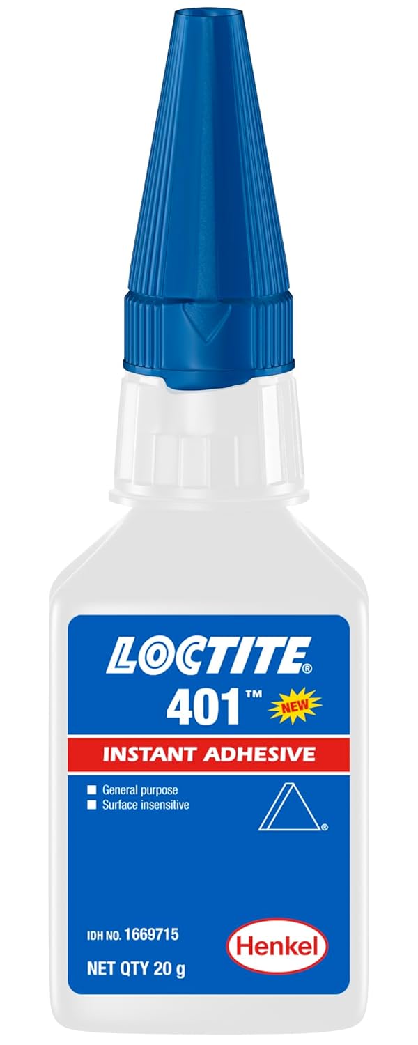 LOCTITE 401 general purpose instant adhesive Rapid bonding of wood, paper, leather and fabric