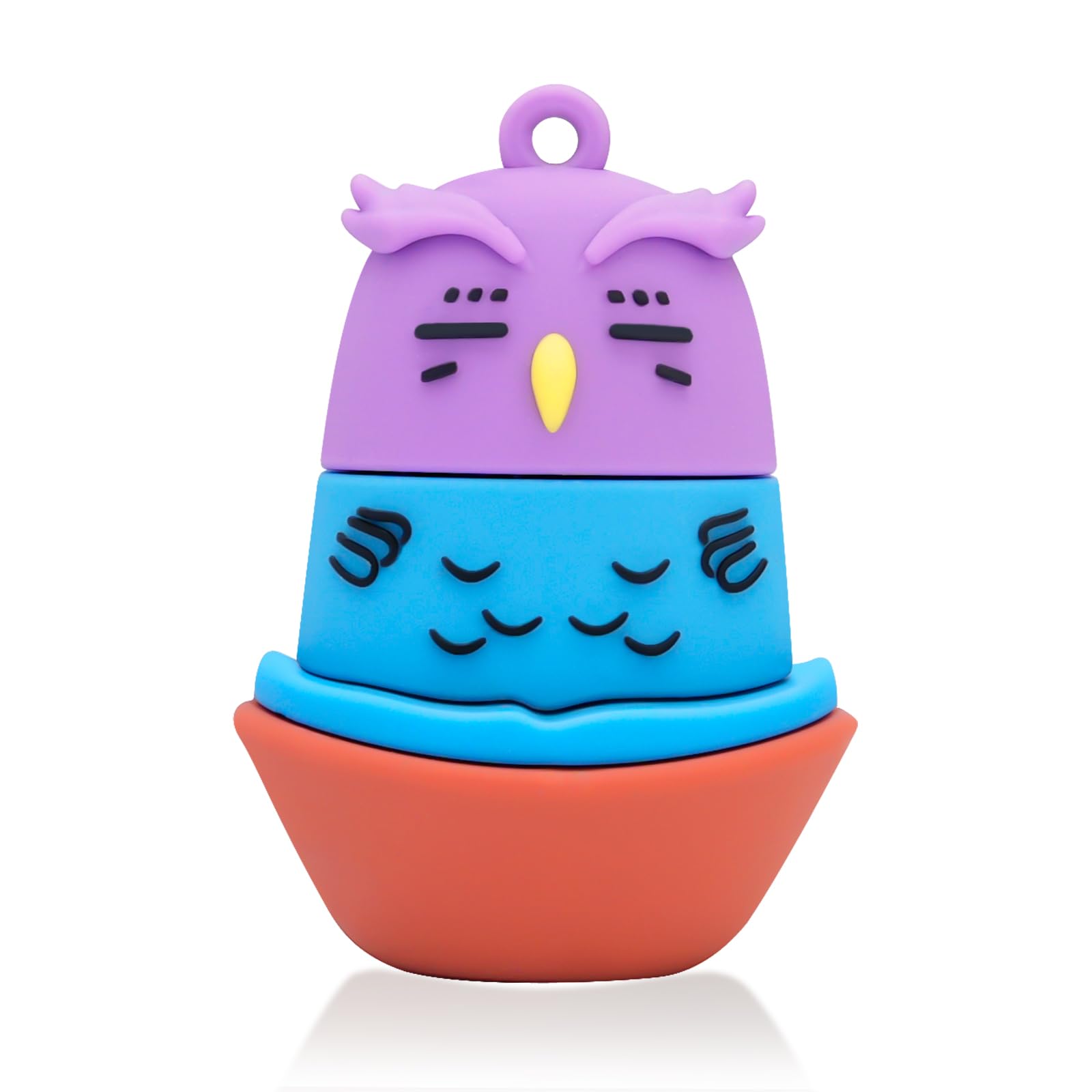LEIZHAN 8GB USB Flash Drive 2.0 Silicone Cute Little Animals Novelty Memory Stick Children Gift External Pendrives Fox Bee Owl Penguin — view 14