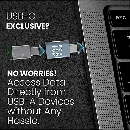PORTENTUM Adaptador USB C a USB - 3 Unidades 3.0 (3.1) OTG Velocidad 10Gb Cuerpo Premium Zinc con Alta Resistencia al Calor - Adaptador USB a Tipo c de Solo 5 Gramos - imagen 5