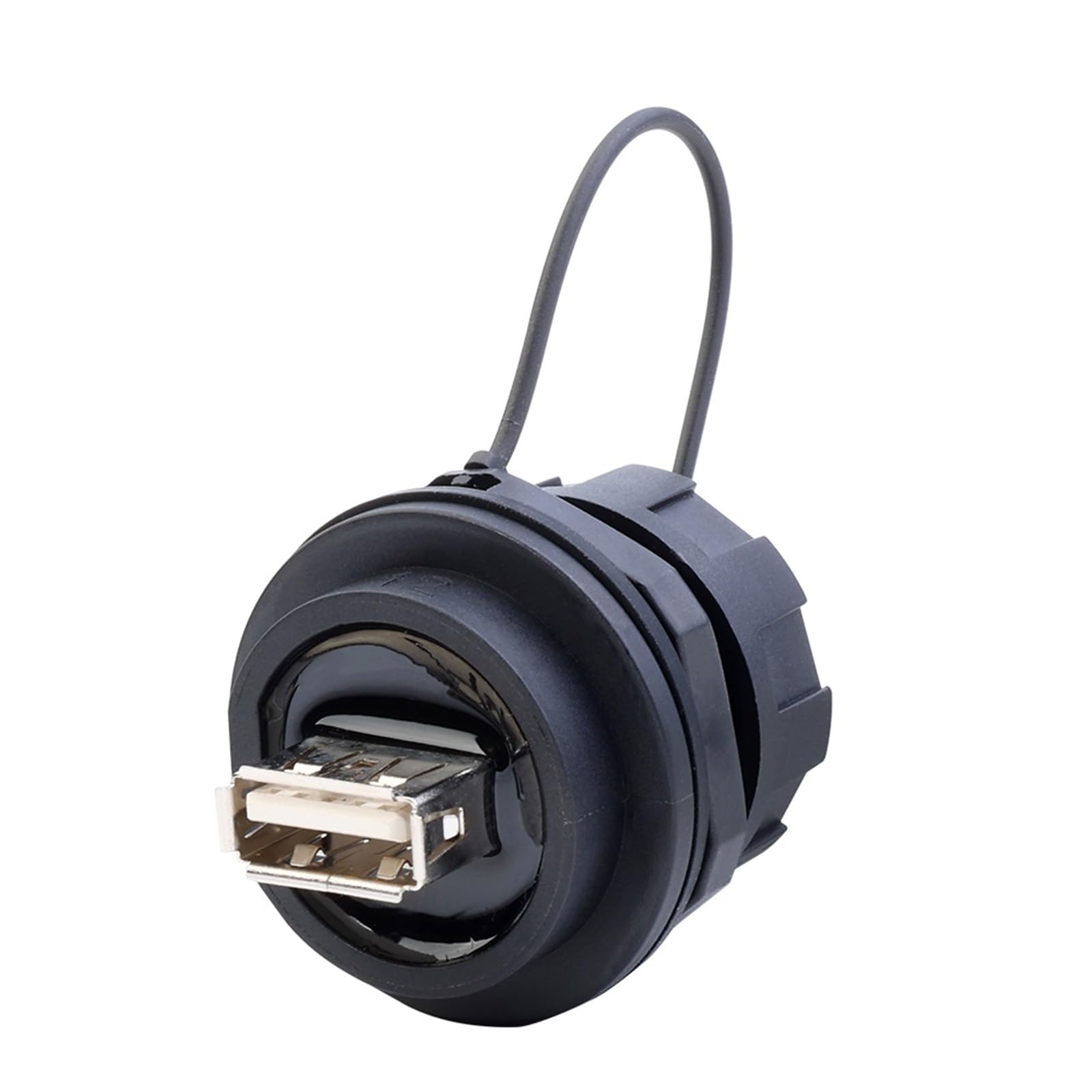 1 x USB 2.0 USB 3.0 Typ C 3.1 Modul SMT 3-Punkt-Schnalle Panel Mount Buchsenbuchsen Wasserdicht IP67 Bajonettanschluss (Typ H)