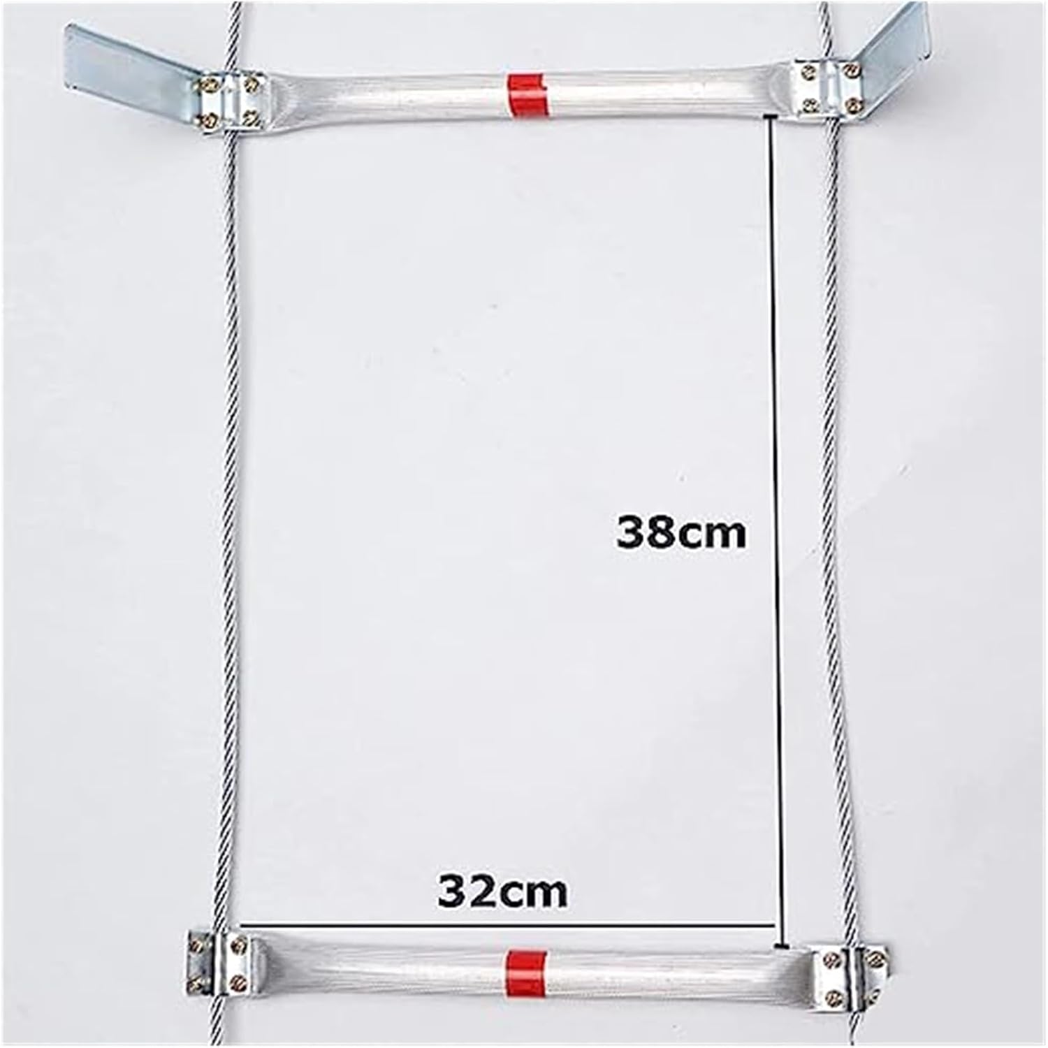 Fire Escape Ladder, Portable Rope Ladder for Home Safety, Folding Emergency Rope Ladder for Fire Escapes - Easy to Use and Store