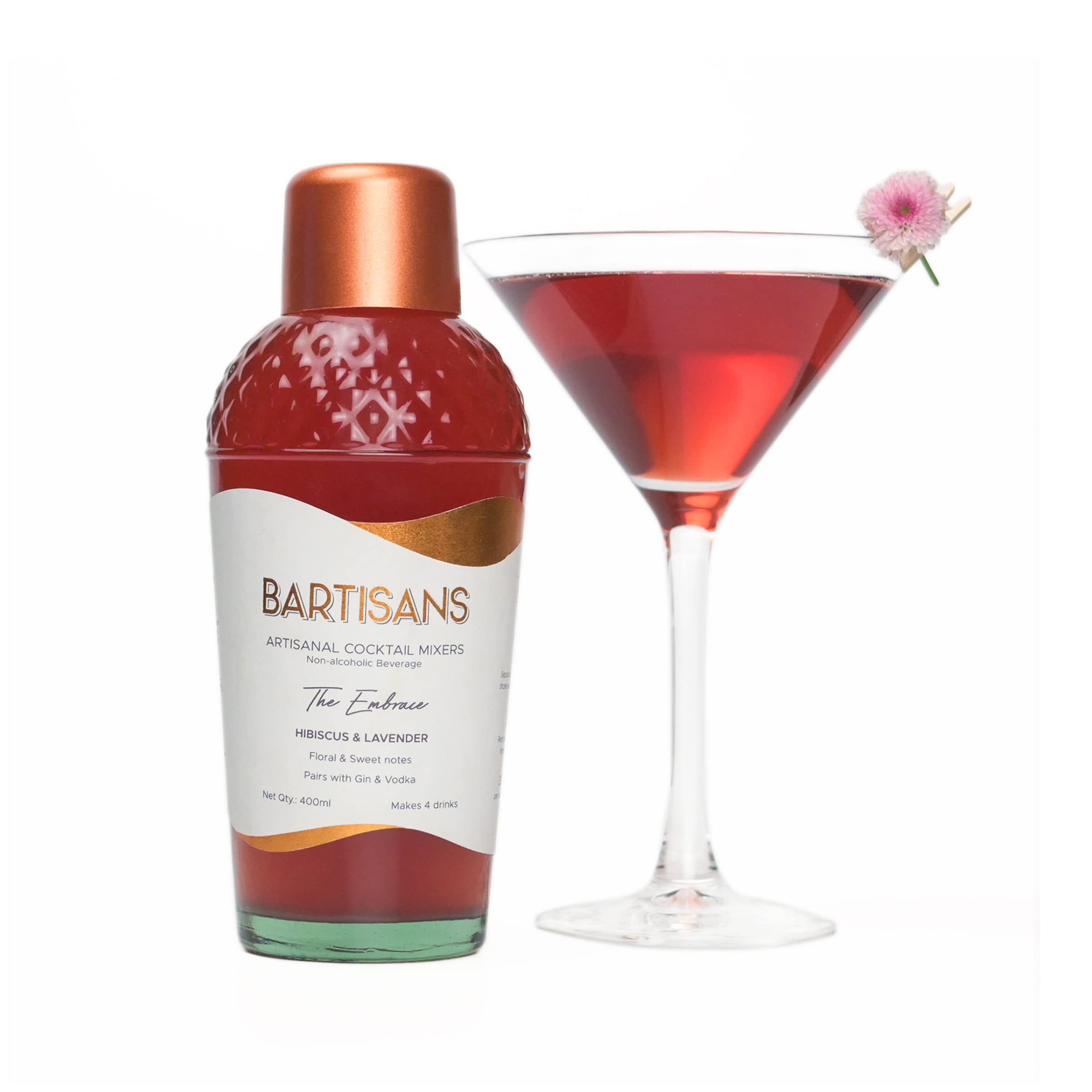 Bartisans The Embrace Hibiscus & Lavender Cocktail Mixer 400ml, Alcohol pairing for drinks Whiskey Rum Gin Vodka, Amazing replacement for Tonic Water Fruit Juice Ginger Ale Mojito Syrup Soda Cranberry (B0BN3YX3FG) Amazon Price History, Amazon Price Tracker
