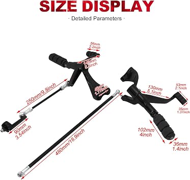 Motorcycle Forward Controls Complete Kit Fit For Harley Sportster XL 04-13