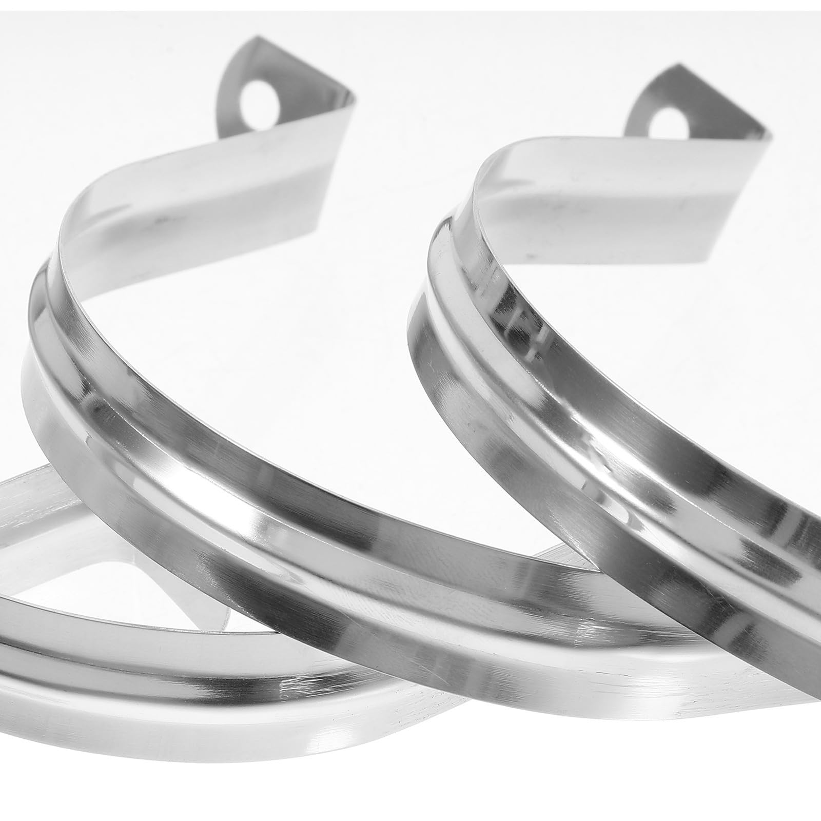 Colliers de Serrage 100 Pièces en Acier Inoxydable
