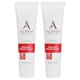 Alpha Skin Care Enhanced Renewal Cream, Anti-Aging Formula, 12% Glycolic Alpha Hydroxy Acid (AHA), Reduces Lines & Wrinkles, For Normal to Dry Skin, 2 oz, Pack of 2