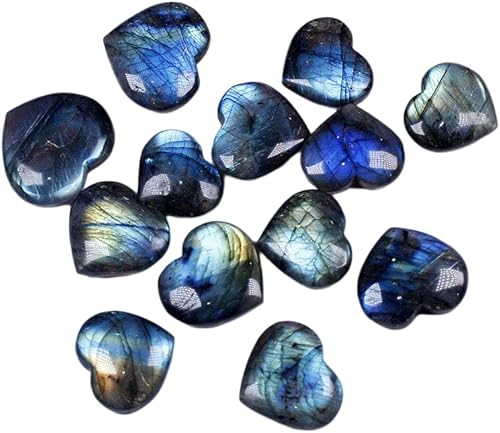 Miniatura 4 de Labradorita de cristal natural, labradorita natural, decoración de amor, piedra lunar, cristal curativo, cristal original