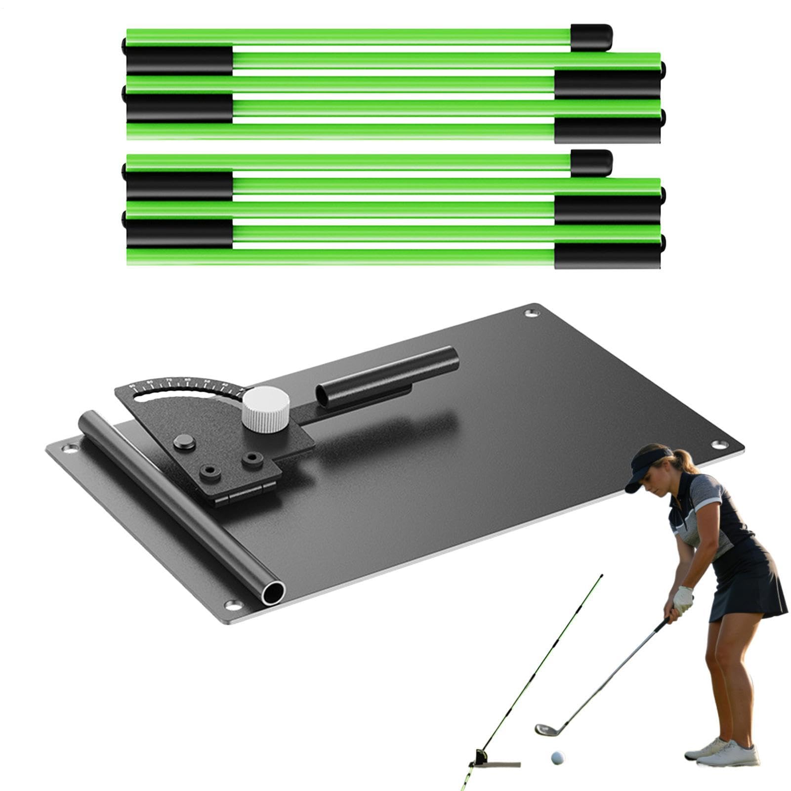 Genérico Varilla De Alineación Equipo Plegable de Corrección y Enseñanza | Set de Soporte Angular de Palos de Alineación Para Aficionados Principiantes Amateurs Familias Amigos Compañeros