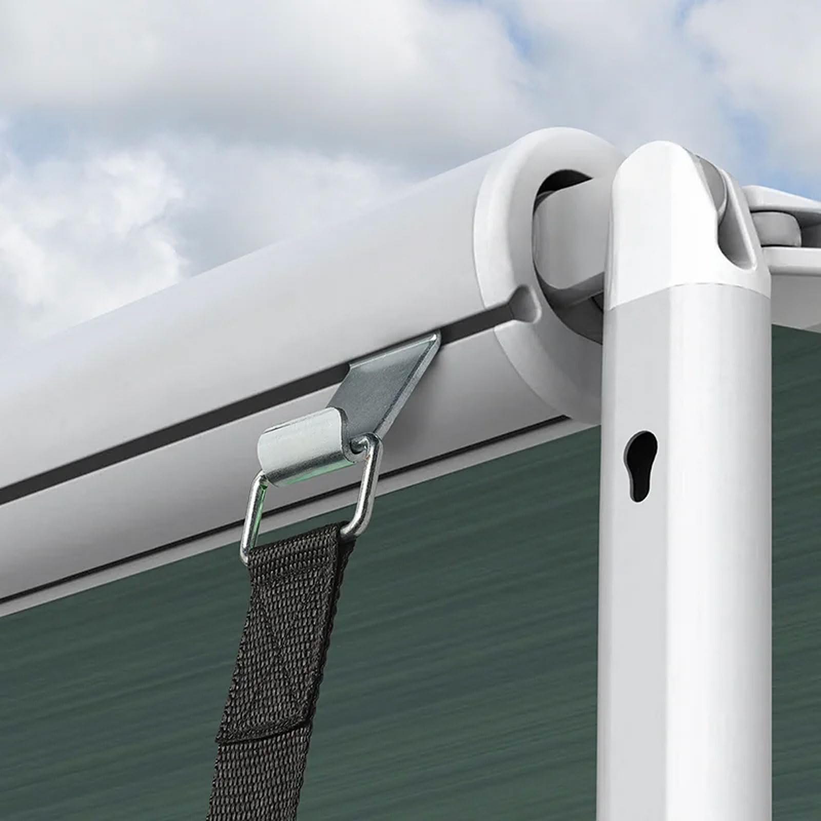 APT Abspannset Sturmband 2x3m Sturmsicherung mit Schnellverschluss für Vorzelt Markise Caravanstore, F35, F45, F65, F80, Awning Auto & Motorrad