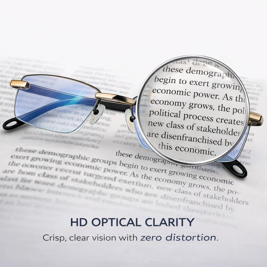 2026 Upgraded Vision Pro Eye Glasses Self Adjusting for Women/Men