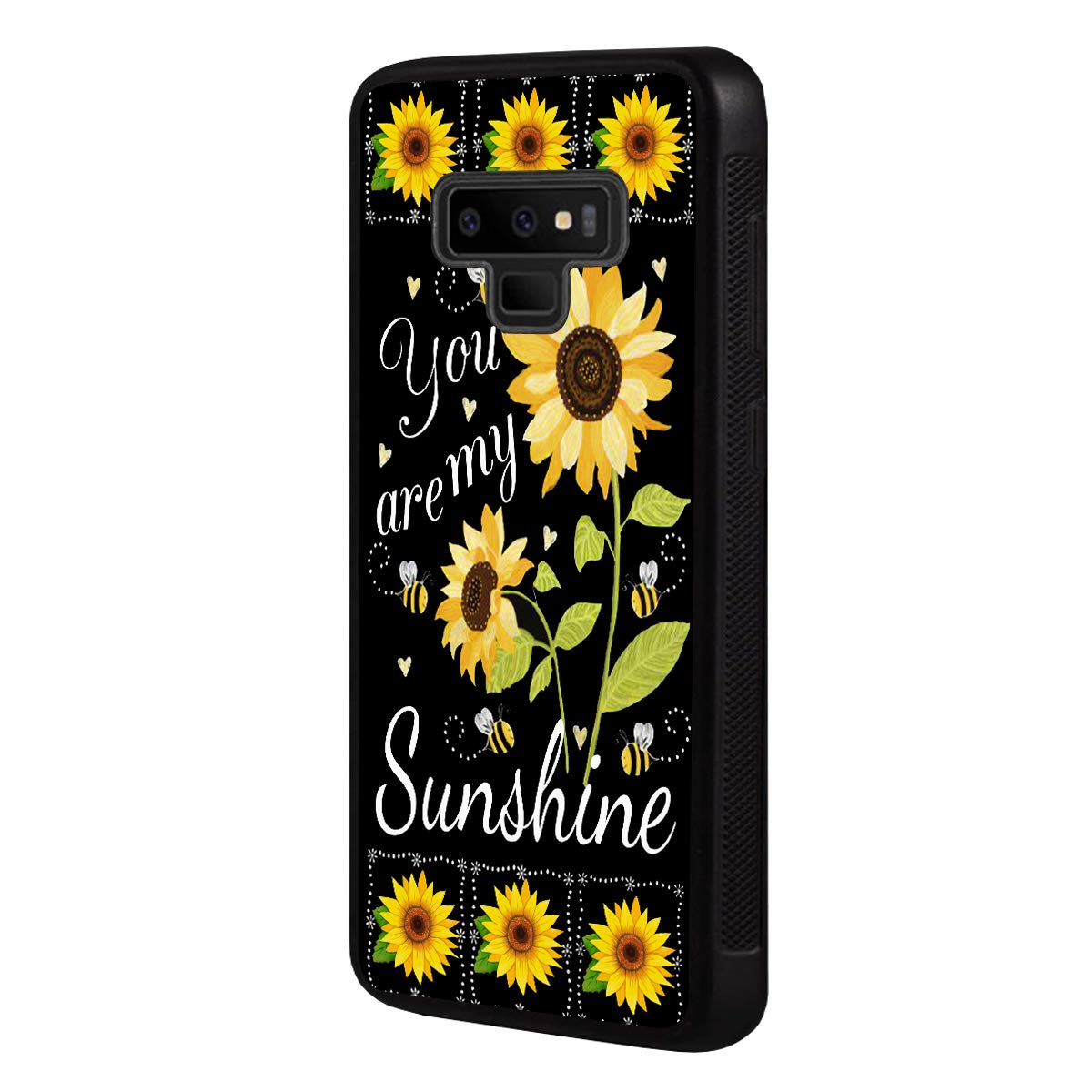Galaxy Note 9 Case,BOSLIVE You are My Sunshine Sunflower Background Design TPU Slim Anti-Scratch Protective Cover Case for Samsung Galaxy Note 9 (2018)