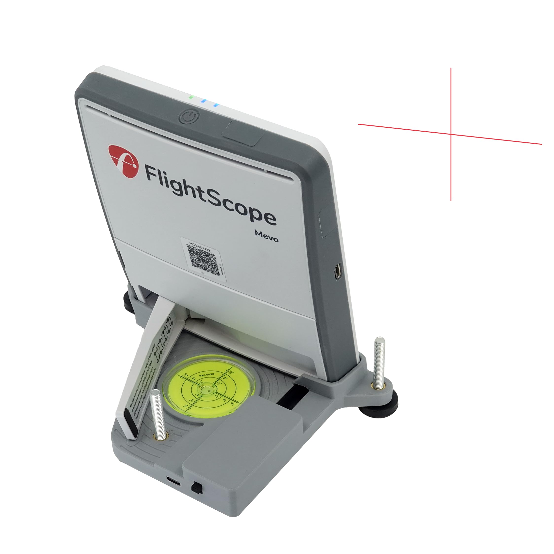 Laser Alignment & Leveling Stand for Mevo Gen 2 Launch Monitor – UV & Heat-Resistant ASA, Precision Leveling Base, Fast Setup for Indoor & Outdoor