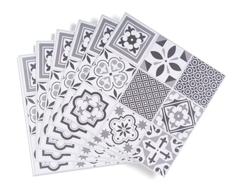 d-c-fix selbstklebende Bodenfliesen – Rustic Oak in Holz-Optik (11er Pack, 30x30cm) – qualitative PVC-Klebefliesen – leicht zu reinigen & individuell anpassbar