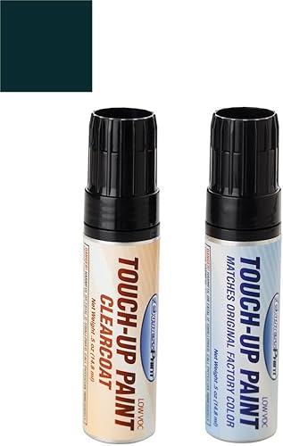 Vista 115 de ColorRite Tarro de media onza para Audi A8 pintura de retoque automotriz – Havanna Black Pearl Clearcoat LW8X – Color+Clearcoat paquete LW8X (2011)