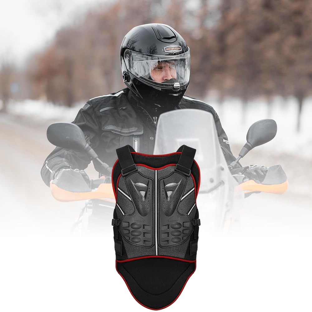 Gilet De Protection pour, Protection Dorsale, Protection pour Motocross, Ski, Équitation, Patinage, Gilet Antichute, Équipement De Protection