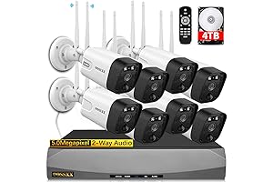 2-Way Audio Security Camera with PIR Detection and 5.5MP Wi-Fi Video