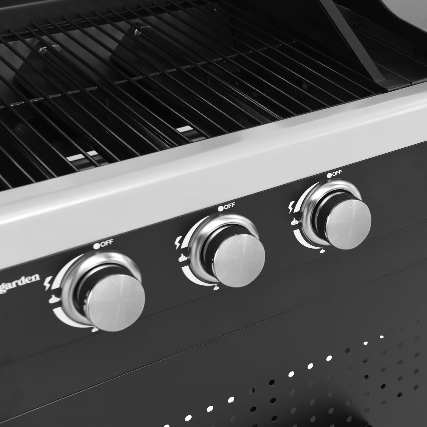 Barbecue duo au gaz VESUVIO - 3 brûleurs + plancha 3 brûleurs - 18kW