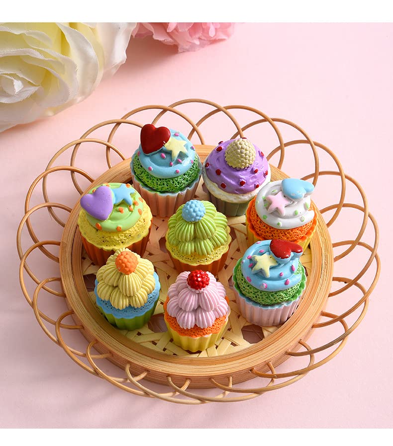 Amazon.co.jp: 30個 ミニハウス カップケーキ 樹脂 ケーキ パン 小道具