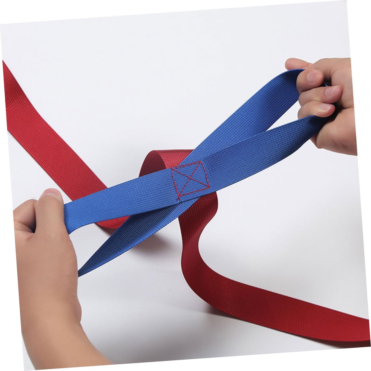 Cuerda de Tracción para Bebés y Niños Pequeños, Correa para Caminar Segura y Ergonómica, Color Rojo, 2 Piezas, Adecuado para Jardines de Infancia y Actividades al Aire Libre