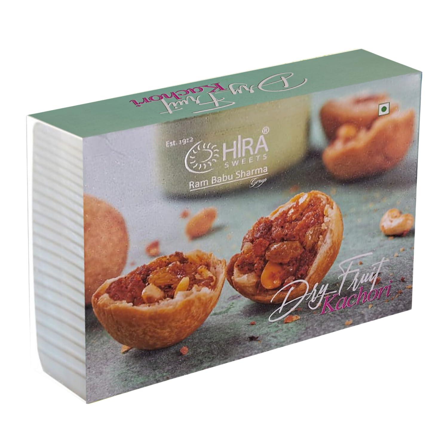 HIRA SWEETS Dry Fruit Kachori 500g | Sweet and Spicy Stuffed Kachori Snack | Stuffed With Deliciousness & Real Dry Fruits | Crispy & Crunchy | Ready to Eat Indian Snack | Festival Snacks Gift Pack (B0CL6MNSKF) Amazon Price History, Amazon Price Tracker