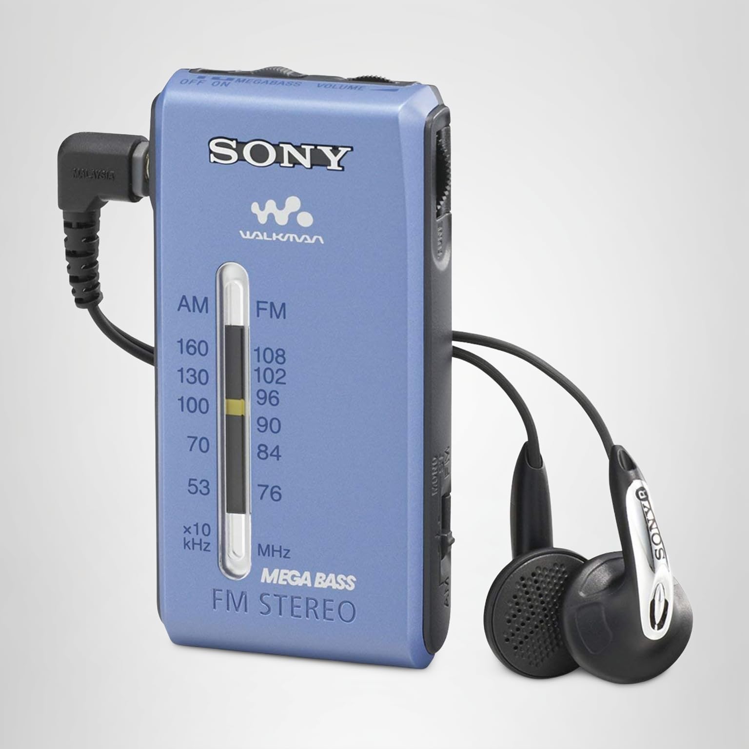 Amazon.co.jp: SONY FMステレオ/AMポケッタブルラジオ ブルー SRF-S86