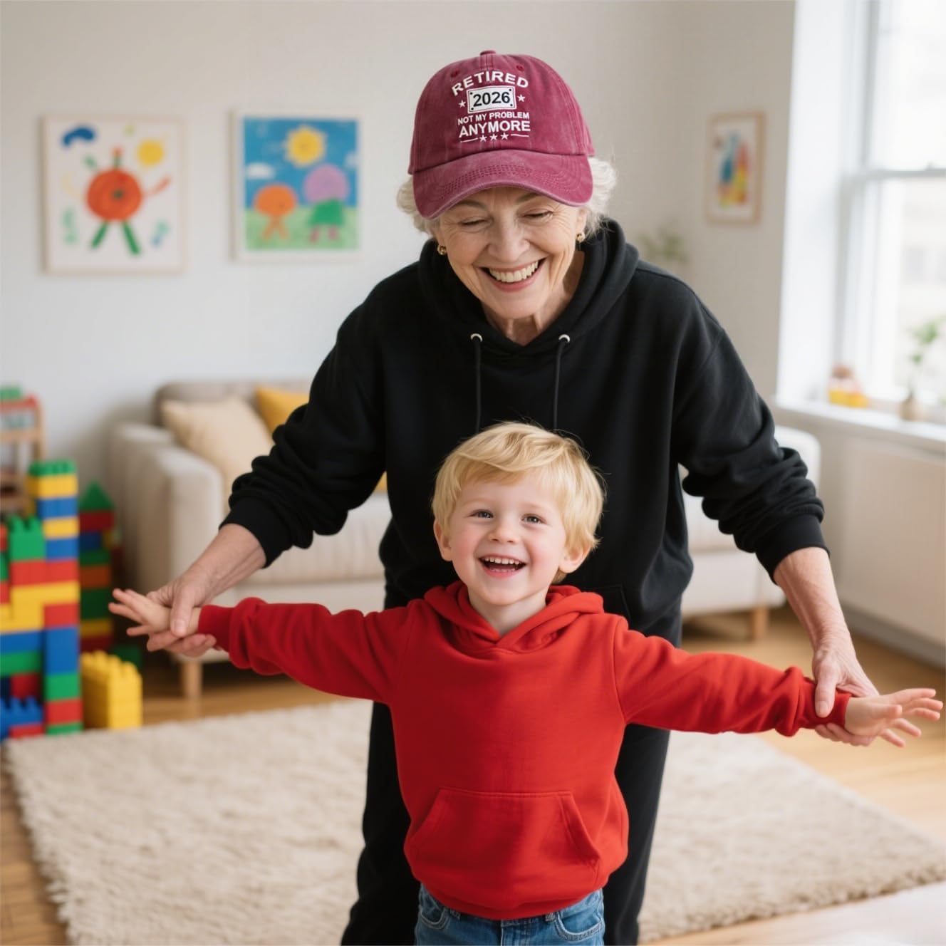 Retirement Gifts for Men Women 2026, Funny Retired Hat Not My Problem Anymore Baseball Cap - Image 5