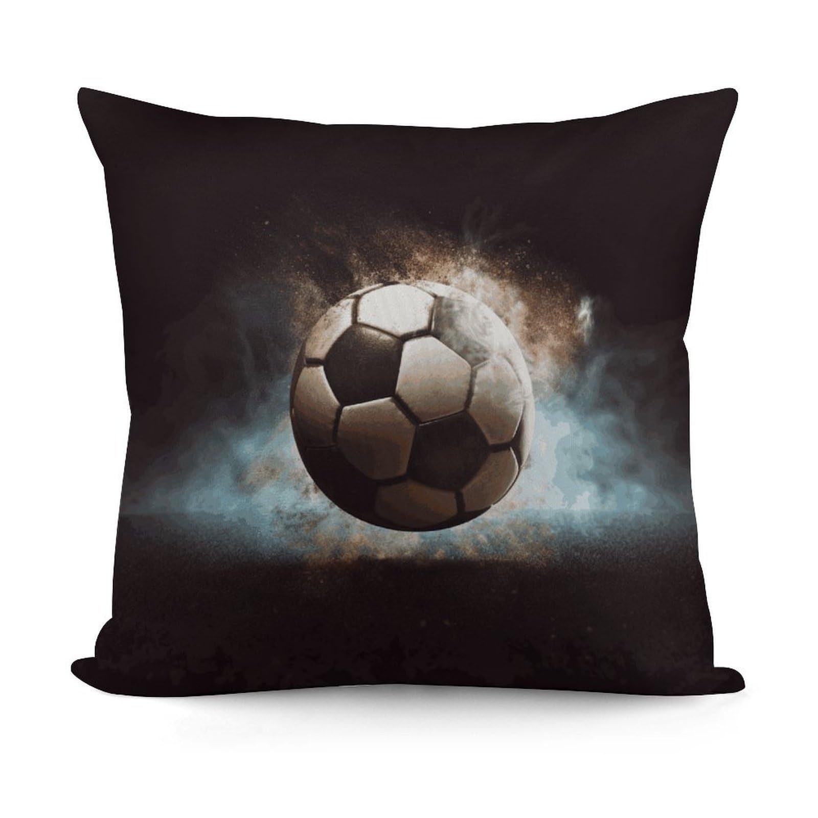 Adfgyerh Style Sport Soccer Decorative Pillow Covers, Throw Pillow Covers Soft For All Seasons, Pillowcases For Couch Living Room Sofa Bedroom 18X18 Inch