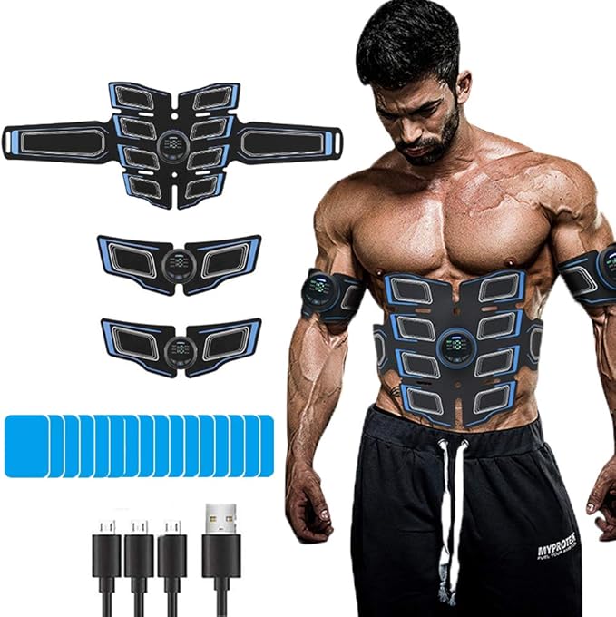 Electroestimulador Muscular Abdominales, EMS Estimulador ...