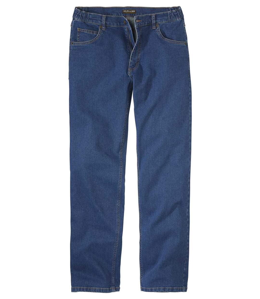 ATLAS FOR MEN - Grey Stretch Jeans - W34