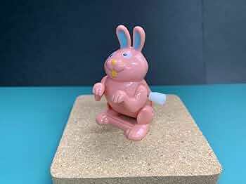 ウサギのバンジョー弾き　ゼンマイの動くおもちゃ　音も出ます　箱付 ウサギのバンジョー弾き ゼンマイの動くおもちゃ 音も出ます 箱