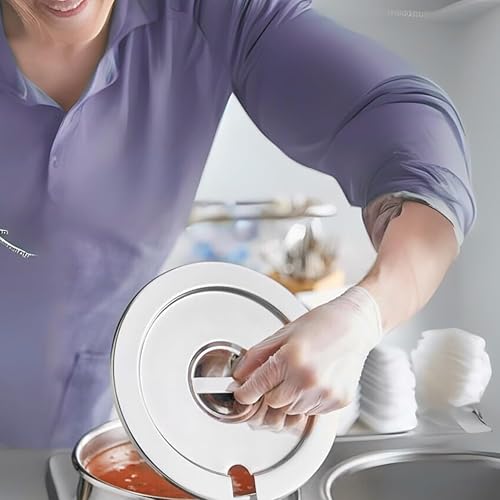 Miniatura 7 de TrueCraftware Sartén de acero inoxidable de 11 cuartos de galón para calentador de sopa y sopa de sopa aplicable a catering buffet fiestas banquetes