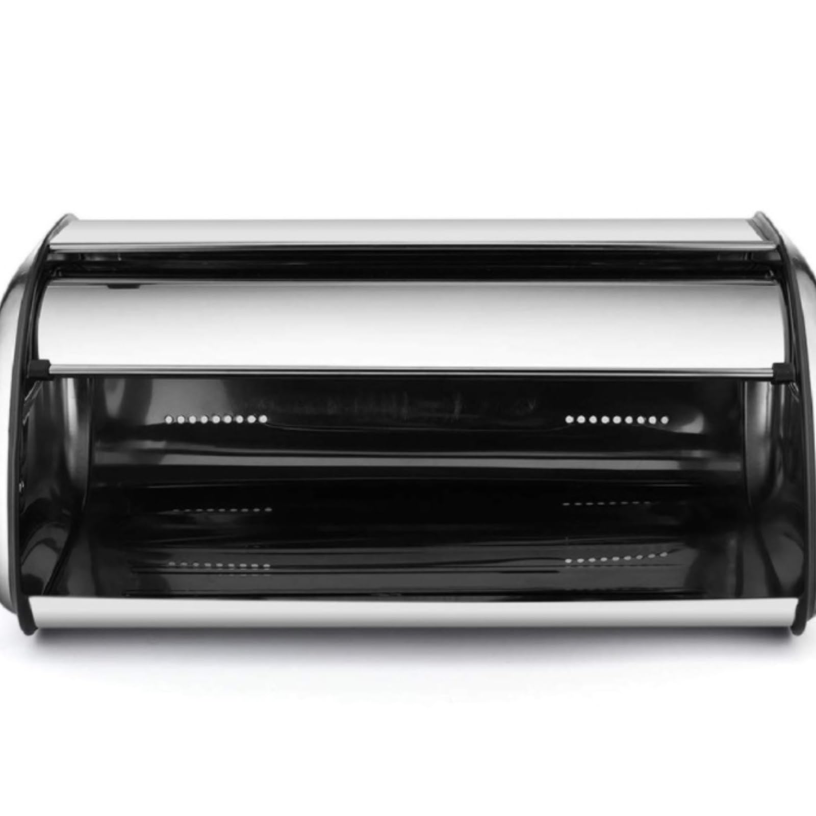 Caja De Pan Panera para Pan Panera para Encimera De Cocina, De Acero Inoxidable, con Tapa Enrollable, para Guardar El Pan Caja Contenedor De Pan(17in)