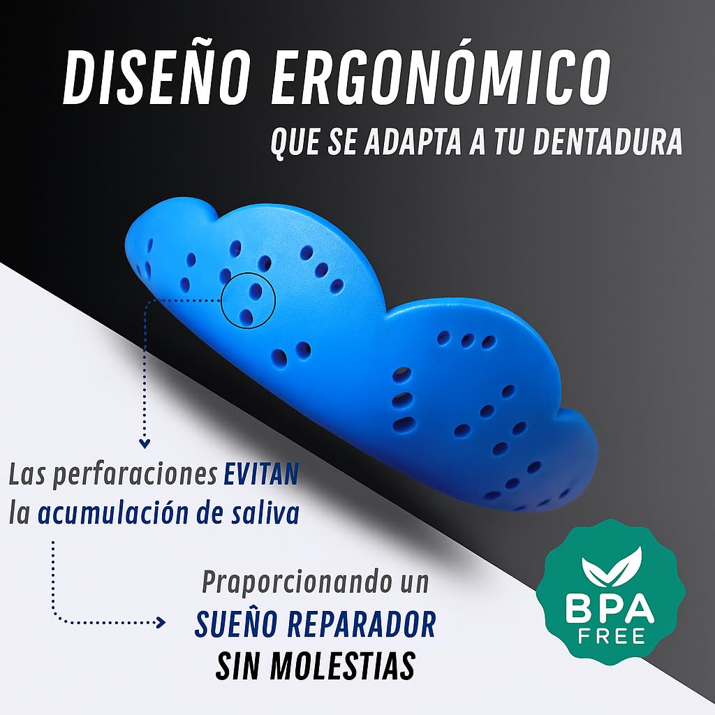 LittleCreators Ferula de Descarga Protector Bucal Pack 4 pcs Bruxismo Nocturno