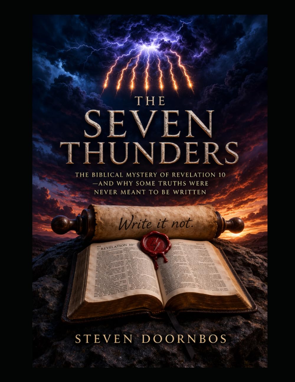 THE SEVEN THUNDERS. The Biblical Mystery of Revelation 10 and Why Some Truths Were Never Meant To Be Written: Christian Prophecy, End Times Bible Study