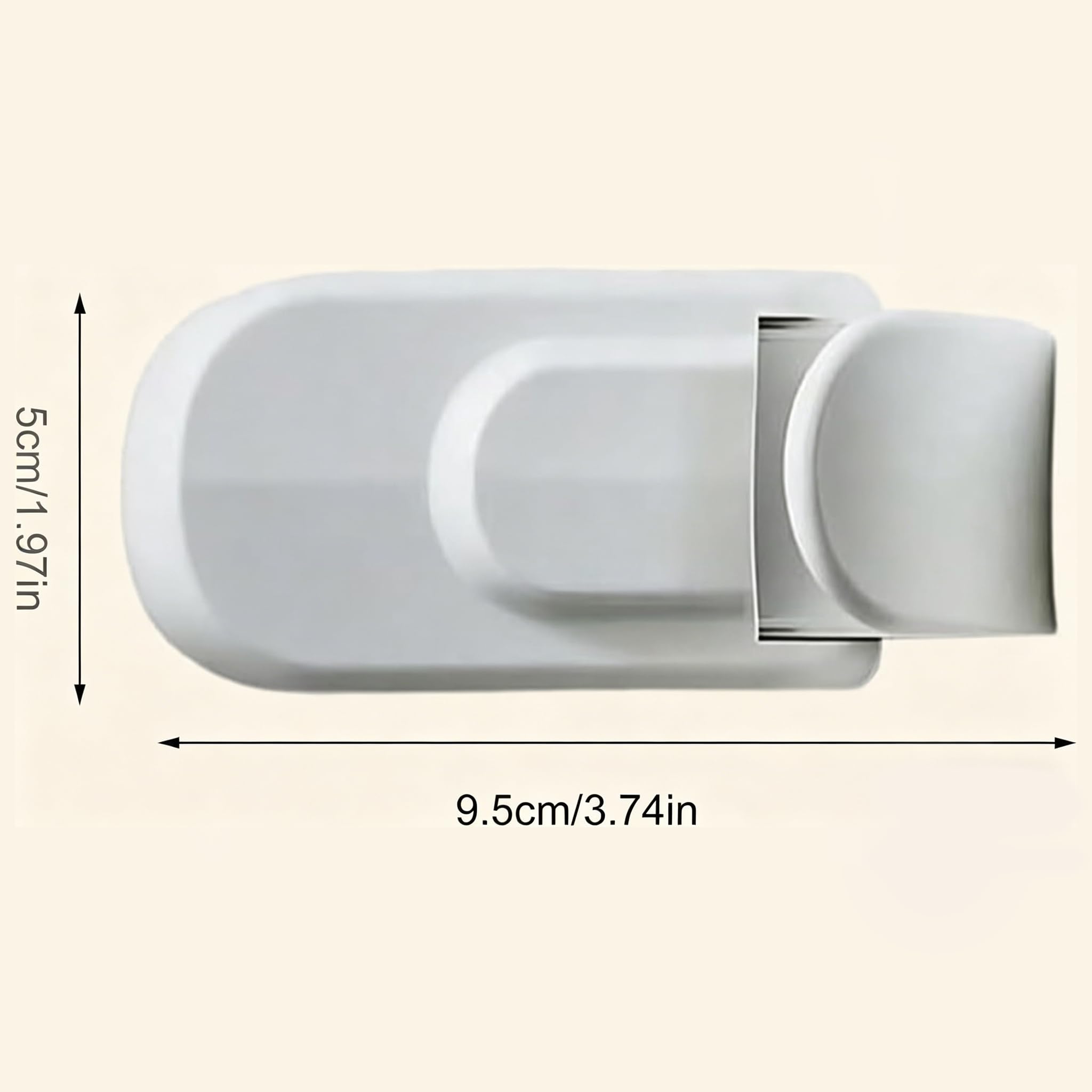 The Snap-On Door Lock Kids Can't Reach or Defeat, Child Proof Door Lock Without Drilling, Simple Install Safety Locks for Toddlers Kids Baby, Dogs & Cats, No Tools or Adhesives (3 Pack) — view 2