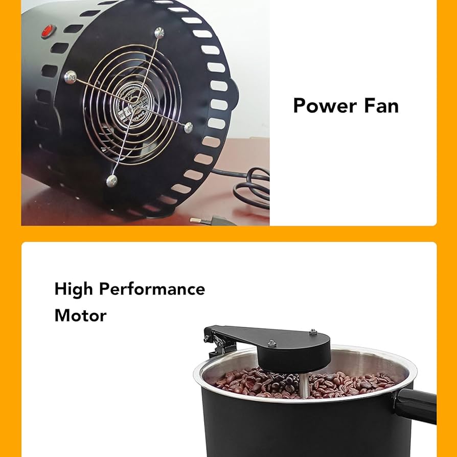 コーヒークーラー Amazon.co.jp: コーヒー豆クーラー、大容量1.1ポンド回転電子豆