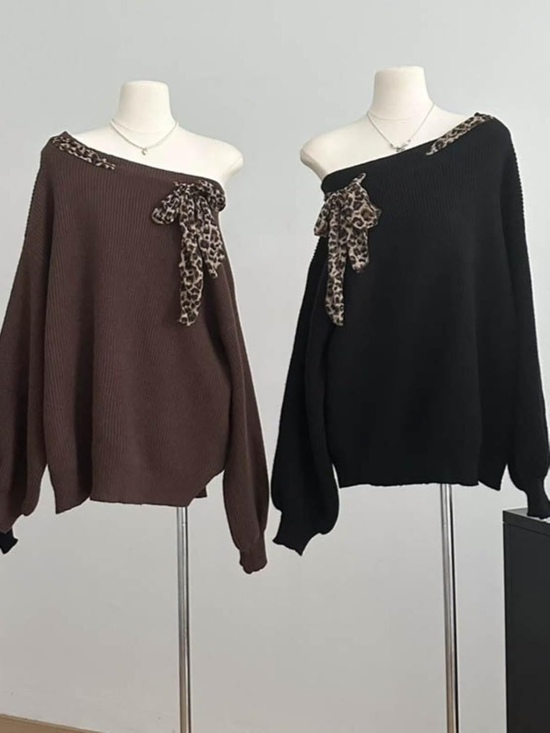 Vintage Sweater Women's Autumn Loose Pullover Knit Sweater