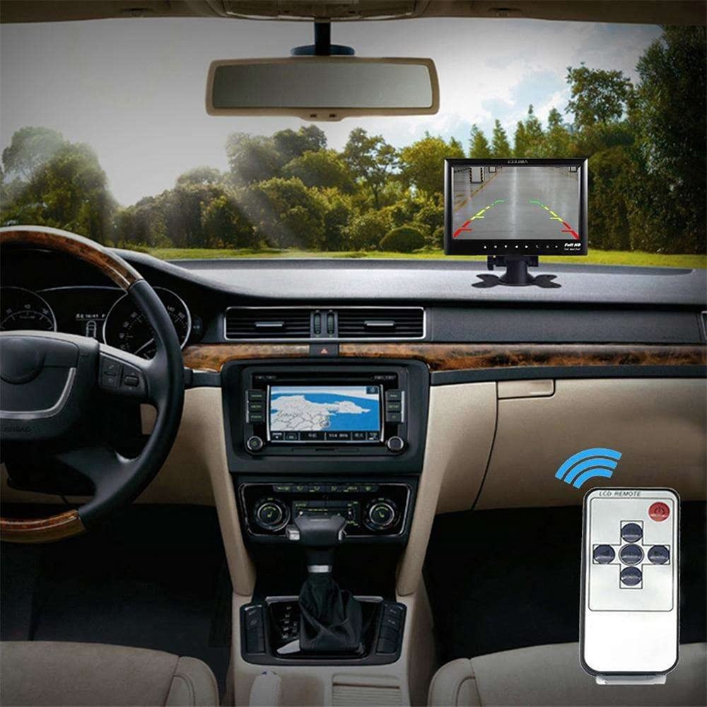 Caméra Recul Voiture Moniteur Vue Arrière Automobile Moniteur Voiture 7 Pouces pour L'électronique Voiture Caméra Surveillance Sécurité À La Maison Caméra recul