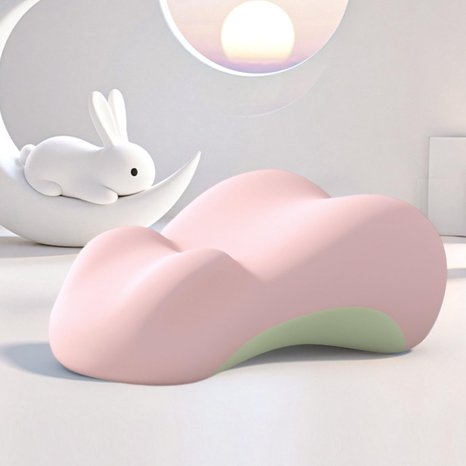 Genérico Almohada de Cojín de Espuma Suave | Almohada para Soporte Lumbar, y Nalgas Para Masaje Lectura Dormir Sentarse en Cama Sofá Dormitorio