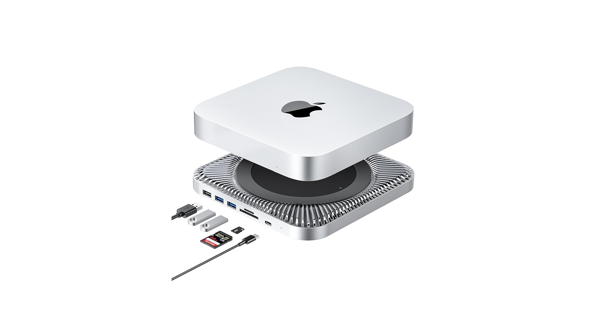 【ジャンク】RayCue 40G HUB RayCue Type-C Stand & Hub with SATA SSD Enclosure for M1